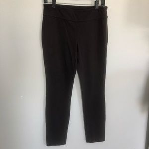 Eileen Fisher Viscose Stretch Pants Brown Size Sm